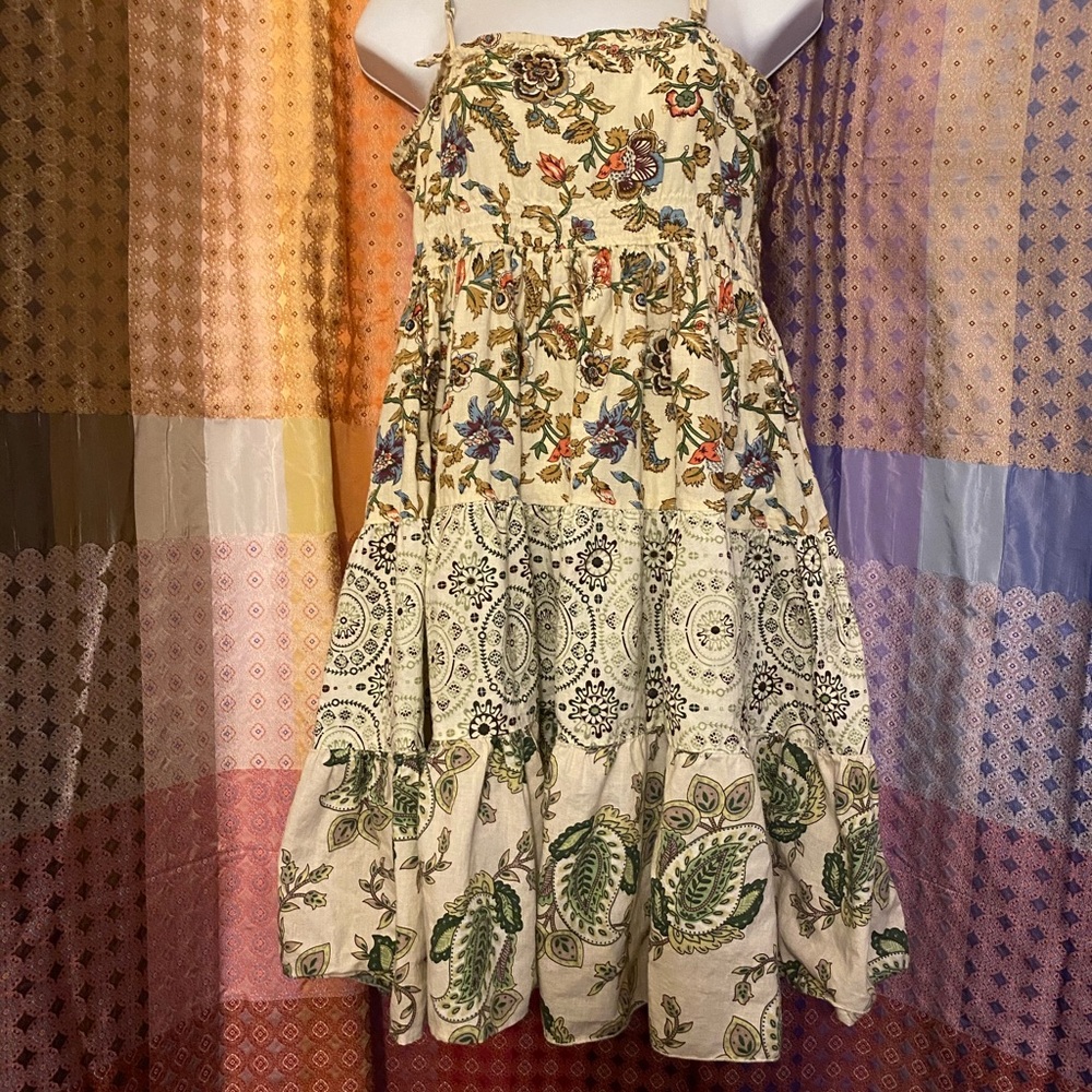 Y2K Fairycore Floral Teir Dress